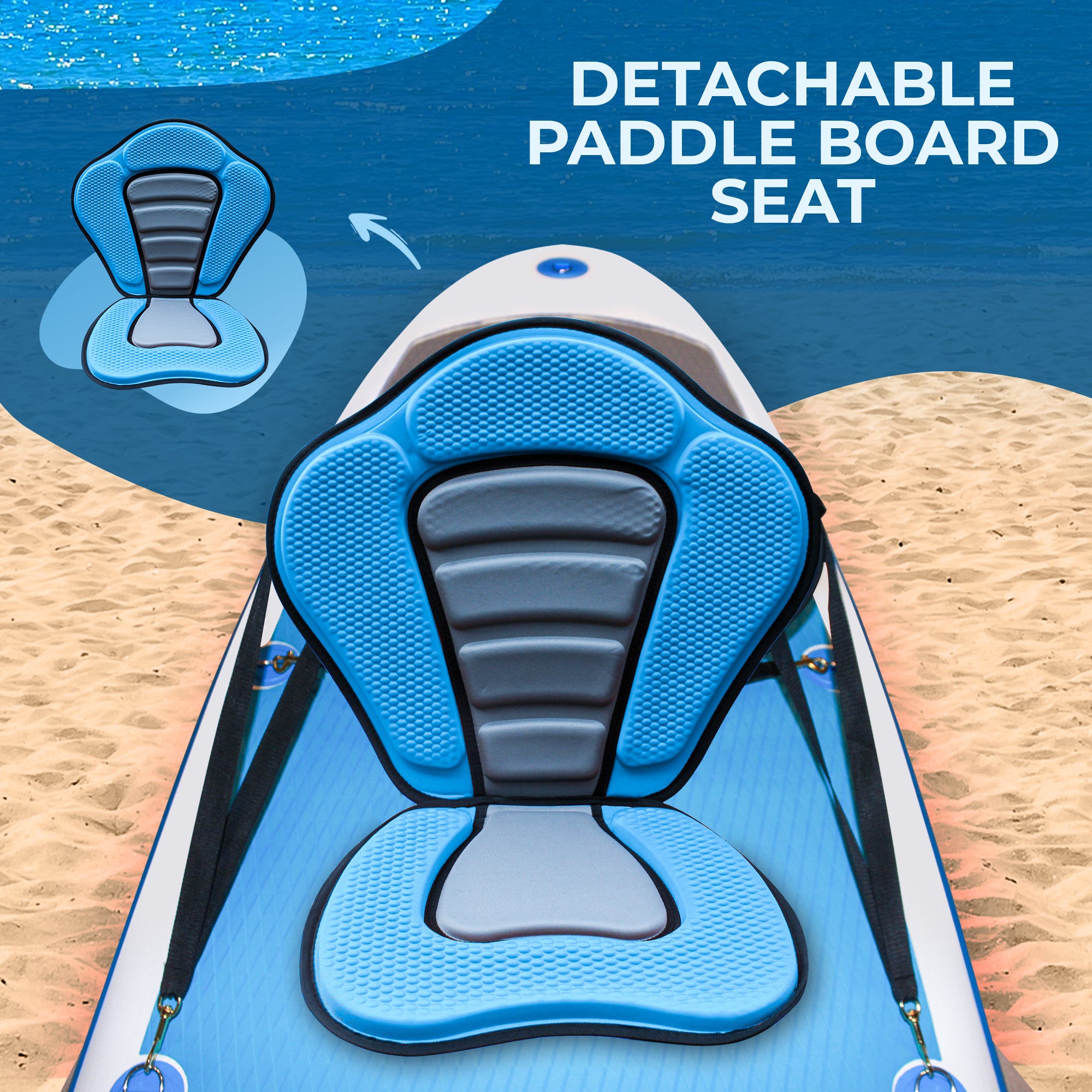 Detachable Kayak Seat for Paddle Boards